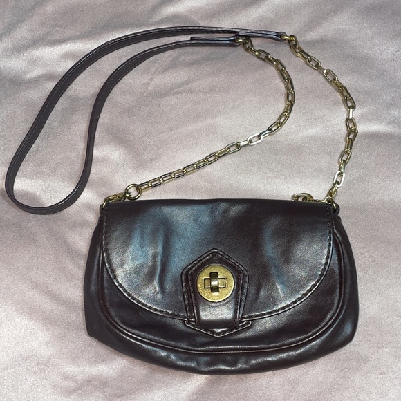 Marc Jacobs dark brown leather crossover bag - Picture 3 of 7